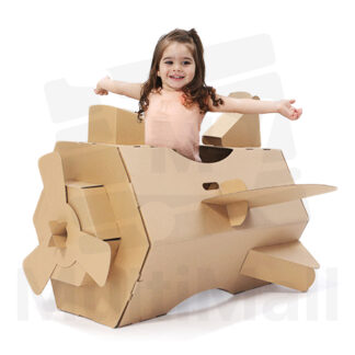 Retro Air Plane Kids DIY Playhouse |DIY Craft For Kids |Kids Toy House |DIY Cardboard House | Cardboard Playhouse For Kids | Playhouse For Kids | Children Carton Toy Playhouse | 3D DIY Doodle House For Kids