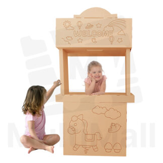 Food Stall DIY Kids Playhouse |DIY Craft For Kids |Kids Toy House |DIY Cardboard House | Cardboard Playhouse For Kids | Playhouse For Kids | Children Carton Toy Playhouse | 3D DIY Doodle House For Kids