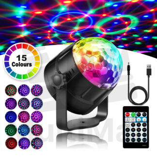 15 Colours Disco Ball Light | Disco Ball | Disco Ball Light | Disco Ball USB | Disco Light Home | Disco Light Party Ball | Disco Light for Home | Disco Light Party