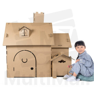 Kids DIY Playhouse - Secret Garden | House Kids Fun | DIY Craft For Kids | Kids Toy House | DIY Cardboard House | Cardboard Playhouse For Kids | Playhouse For Kids |3D DIY Doodle House For Kids
