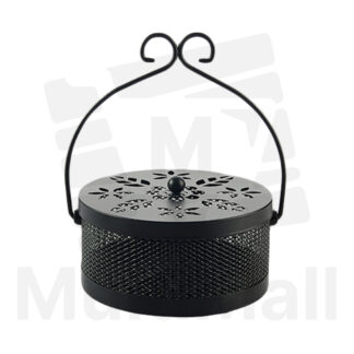 NORDIC Mosquito Coil Holder - Black |Nordic Coil Holder| Mosquito Coil Box| Mosquito Coil Case |Mosquito Coil and Holder| Portable Mosquito Coil Holder| Outdoor Mosquito Coil Holder Case