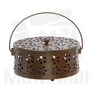 Black Floral Mosquito coil holder| Floral coil holder| Mosquito coil box| Mosquito coil case |Mosquito coil and holder| Mosquito coil holder portable|Outdoor mosquito coil holder case| Hollow coil holder