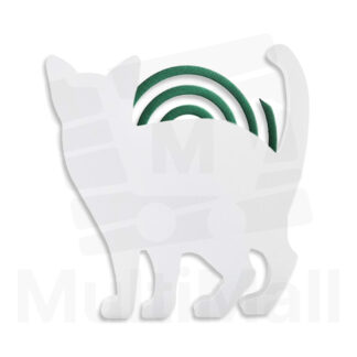 Cat B-White Stand Cat Mosquito Coil  Holder | Mosquito Coil Case | Mosquito Coil Holder | Mosquito Coils Rack | Mosquito Coil Box | Mosquito Coil Holder Portable | Mosquito Coils Box | Mosquito Coils Holder