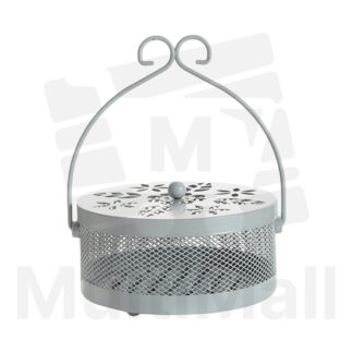 NORDIC Mosquito Coil Holder - Grey  |Nordic coil holder| Mosquito coil box |Mosquito coil case |Mosquito coil and holder| Portable Mosquito coil holder| Outdoor mosquito coil holder case