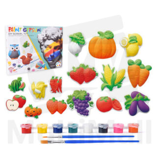 (Landscape Box) DIY Paint Gypsum  - Vegetables and Fruits | Princess Toys | Kid Plaster Painting | Art and Crafts Painting for Kids | Dino Toy | Gift For Kids l Kid Plaster Painting  l Gift for Kids
