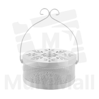 NORDIC Mosquito Coil Holder - White |Nordic coil holder| Mosquito coil box |Mosquito coil case |Mosquito coil and holder| Portable Mosquito coil holder| Outdoor mosquito coil holder case