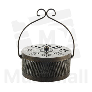 NORDIC Mosquito Coil Holder - Bronze |Nordic coil holder| Mosquito coil box |Mosquito coil case |Mosquito coil and holder| Portable Mosquito coil holder| Outdoor mosquito coil holder case