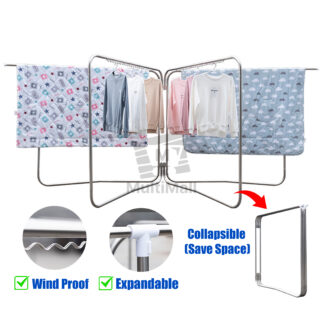 Upgraded Drying Laundry Rack 2 Expansion Rod  | Foldable Laundry Rack| Drying Rack| Laundry Organizer| Drying Rack clothes| Drying Clothe Folding| Cloth Laundry Drying Rack Retractable| Space Saving storage