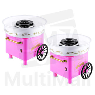 BUNDLE DEAL 2PCS Pink Mini Cotton Candy Maker | Retro Floss Candy Machine | Home Cotton candy machine  | Cotton Candy Machine | Mini Cotton Candy Machine | DIY Cotton Candy Maker