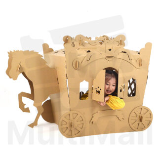 Carriage Kids D.I.Y.  Playhouse For Kids Fun | DIY Craft For Kids | Kids Toy House | DIY Cardboard House | Cardboard Playhouse For Kids | Playhouse For Kids | Children Carton Toy Playhouse
