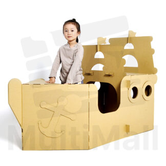 Pirate Ship Kids D.I.Y.  Playhouse For Kids Fun | DIY Craft For Kids | Kids Toy House | DIY Cardboard House | Cardboard Playhouse For Kids | Playhouse For Kids | Children Carton Toy Playhouse