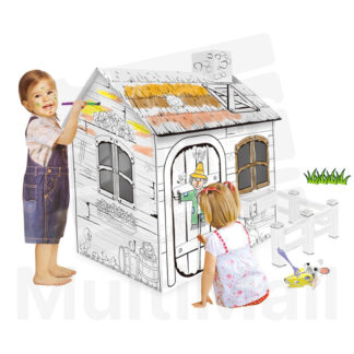 Kids 3D Doodle Play house - Big House| Cardboard Toy House |Playhouse for kids Cardboard |Playhouse| Cardboard Animal|  Cardboard Toy House| Cardboard Toy| Cardboard| Playhouse Toy| Playhouse for Kids l Tent House for Kids