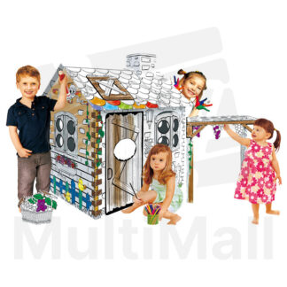 Kids 3d Doodle Playhouse - Wine Yard | Cardboard Toy House|Playhouse for kids Cardboard |Playhouse| Cardboard Animal|  Cardboard Toy House| Cardboard Toy| Cardboard| Playhouse Toy