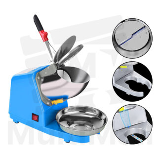 BLUE Electric  Ice Crusher Shaver Machine l Ice Dessert l Ice Chopper l Powerful motor l Stainless-steel double blade fine ice l Ice Kacang l Snow cone l Ice Crusher l Ice Crusher Machine