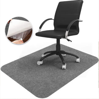 Floor Mat - Self Adhesive [90cmx140cm] Dark Grey |Office Floor Mat | Floor protection mat | Floor protector mat for rolling chair | Anti Slip| Floor Protection Mat | Waterproof Mat | Floor Protector Mat | Floor Protector Mat for Rolling Chair