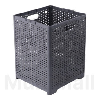 GREY Fold able Laundry Basket l Toy Storage Basket l Kid Toy l Storage Rack l STORAGE l KID STORAGE BASKET l Toy Organizer| Storage Bags l Foldable Laundry Basket l Collapsible Storage
