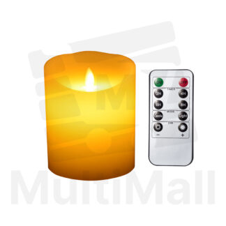 Electronic Candle Light 10cm w/ Remote | LED Candle Flameless | LED Candle Remote | Electric Led Candle | LED Candle Remote | Flameless Candle | Flameless LED Candle | Flameless LED Flickering Candles | Flameless Candle Remote