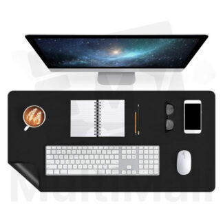 Premium Desk Mat - Double Layer Black  | Desk mat |Office Laptop Table Mat Desk Accessories Waterproof for Office Home Desk Protection | Large Mat| Double sided Layer Mat