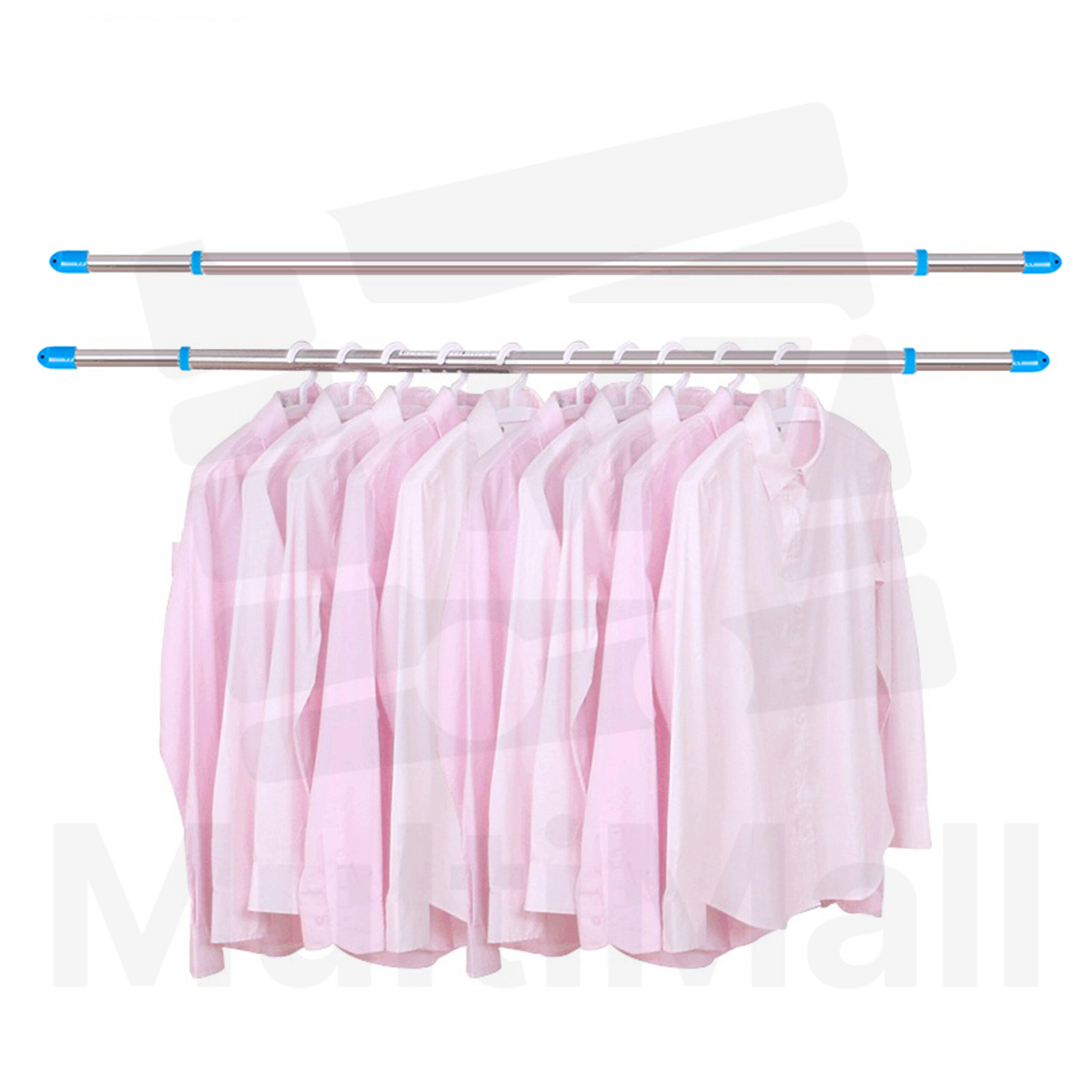 Adjustable Laundry Pole –2 Pole Stainless Steel Drying Rod 3M, Multi-functional Extendable Hanger Pole for Drying | Laundry Pole| Laundry Rack |Clothe Drying Rack| Drying Rack