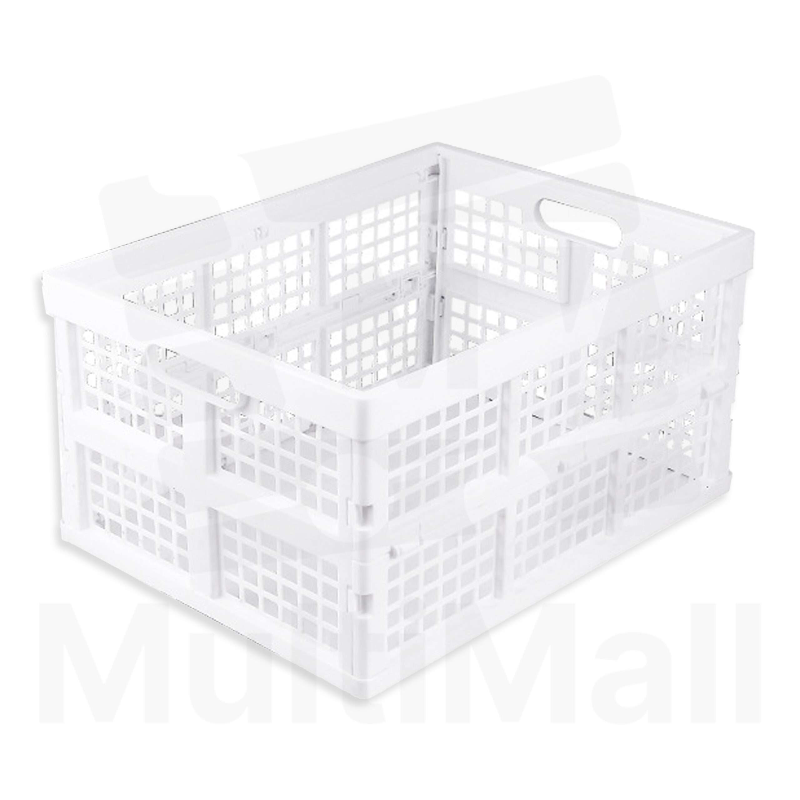White Square Standard Foldable Storage Basket–Stackable Folding Plastic Crates, Collapsible Multifunctional Bin for Dirty Clothes in Bathroom and Bedroom – Space Saving, Foldable, and Portable Easy Storage Organizer for Toys, Snacks, Books, Dirty Clothes, and Towels (Copy)