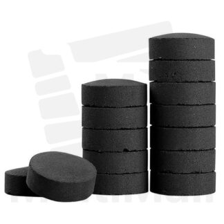 Quick Lighting Charcoal, Fast Ignition 24pcs Charcoal for Indoor and Outdoor Picnic, Grilling, Hand Warmer, and Camp Fire, Multifunctional Quick Burning Charcoal, Slow Burning (40mm)