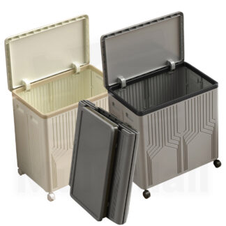 Foldable Laundry Storage Basket wheel