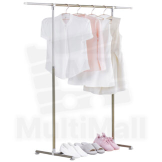 1.6M Single Pole Full Stainless Steel Laundry Rack